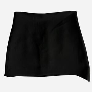 Black Zara Skirt with Asymmetrical Side in Size Small.